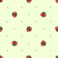 pattern with berries vector