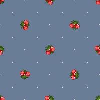 pattern with berries vector