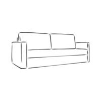 sofa vector sketch