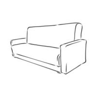 sofa vector sketch