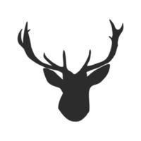 silhouette of a deer vector sketch