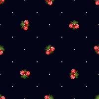 pattern with berries vector