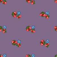 pattern with berries vector
