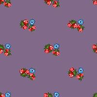 pattern with berries vector