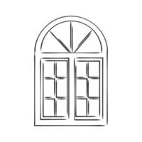 ventana de dibujo vectorial vector