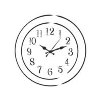 wall clock vector sketch