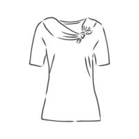 dibujo vectorial de camiseta vector