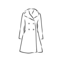 vector sketch coat