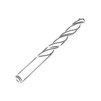 drill bit vector sketch