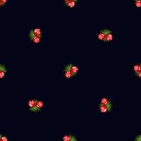 pattern with berries vector