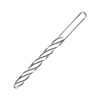 drill bit vector sketch