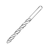 drill bit vector sketch