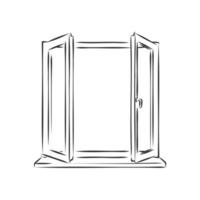 ventana de dibujo vectorial vector