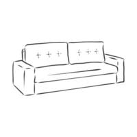 sofa vector sketch