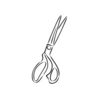 scissors vector sketch