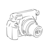 camera vector sketch