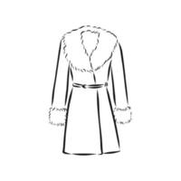 vector sketch coat