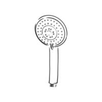 shower vector sketch