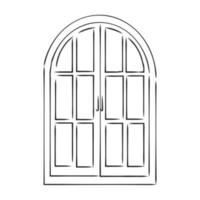 ventana de dibujo vectorial vector