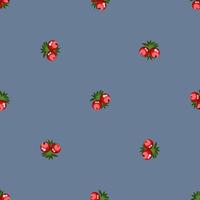 pattern with berries vector