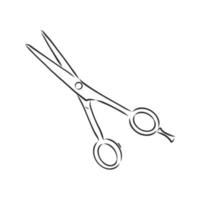scissors vector sketch