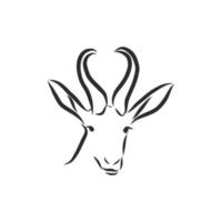 roe deer vector sketch