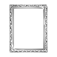 picture frame vector sketch