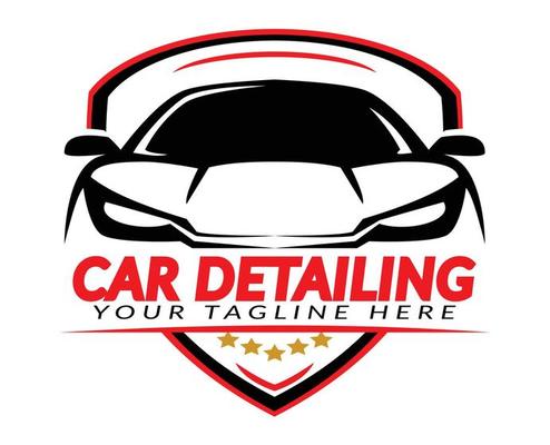 Professional Auto Car Detailer Icons Set Vector Illustrations Auto