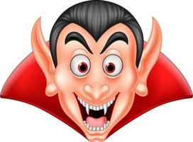 Cartoon happy vampire Royalty Free Vector Image