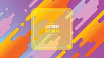 Colourful gradient background design. Abstract geometric background with liquid yellow and orange shapes , design for posters. vector