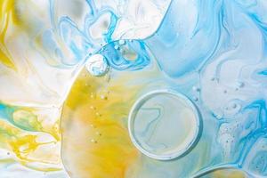 acrílico abstracto vierte el diseño de superficies de mármol líquido.