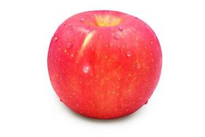 Fresh apple isolated on white background with clipping path. photo