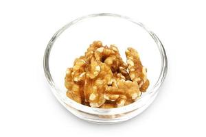 Walnut isolated on white background with clipping path. photo