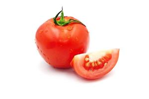 Tomato isolated on white background. photo