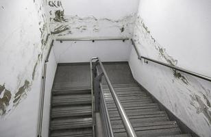 Stairs in an underground car park photo