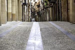 Old medieval alley photo