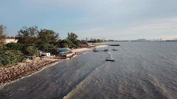 Fly over Pantai Bersih, Butterworth, Penang. video