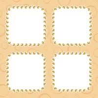 Frame with Art Palette for banner, poster, and greeting card vector