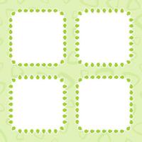 Frame with Apple for banner, poster, and greeting card vector