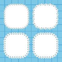 Frame with Magnifying Glass for banner, poster, and greeting card vector