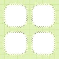 Frame with Crayon for banner, poster, and greeting card vector