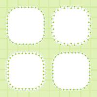 Frame with Erlenmeyer Flask for banner, poster, and greeting card vector