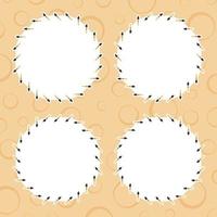 Frame with Paintbrush for banner, poster, and greeting card vector