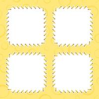 Frame with Pencil for banner, poster, and greeting card vector