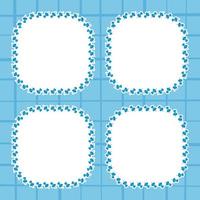 Frame with Push Pin for banner, poster, and greeting card vector