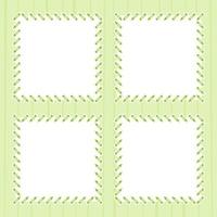 Frame with Crayon for banner, poster, and greeting card vector