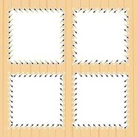 Frame with Paintbrush for banner, poster, and greeting card vector