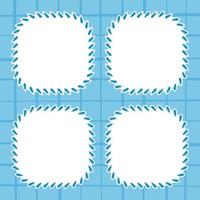 Frame with Pen for banner, poster, and greeting card vector
