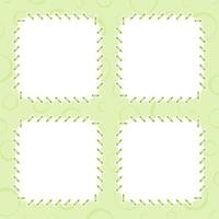 Frame with Crayon for banner, poster, and greeting card vector