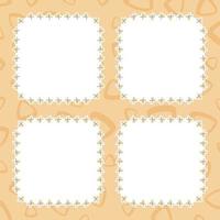 Frame with Scissor for banner, poster, and greeting card vector